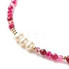 Natural Pearl Beaded Necklace NJEW-JN03765-02-4