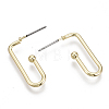 Iron Stud Earrings X-EJEW-N013-03-2
