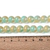 Acrylic Imitation Cat Eye Beads Strands OACR-Q197-01C-10-4