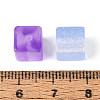 Opaque Resin Cube Beads RESI-T060-31M-3