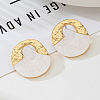 Alloy & Natural Shell Pendant Choker & Stud Earrings FS-WG574AF-01-3
