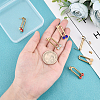 6Pcs 3 Color U Shape Rhinestone Dangle Stud Earrings for Girl Women STAS-UN0030-18-2