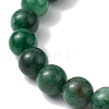 Natural Emerald Beaded Bracelets BJEW-JB10214-01-3