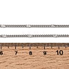 12Pcs 2.2MM 304 Stainless Steel Textured Twisted Chain Necklaces for Men Women NJEW-H093-20P-04-5
