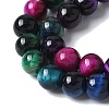 Natural Tiger Eye Beads Strands G-B133-A02-6MM-06-4