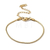 316 Surgical Stainless Steel Serpentine Chain Bracelet BJEW-M305-04G-1