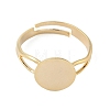 Adjustable Brass Pad Ring Setting KK-K414-05A-G-2