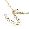 Cherry Lampwork Pendant Necklaces & Heart Link Bracelets Sets SJEW-JS01299-7