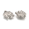 201 Stainless Steel Elephant Charms X-STAS-Q192-15-2