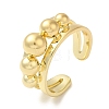 Brass Open Cuff Rings RJEW-Q778-36G-1