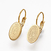 304 Stainless Steel Hoop Earrings EJEW-F177-02G-2