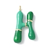 Brass Enamel Pendants KK-E093-03G-H-01-1