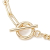 Brass Charm Bracelets BJEW-JB13363-4