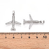 Brass Micro Pave Cubic Zirconia Pendants KK-T070-83P-3