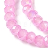 Baking Electroplate Glass Beads Strands LS-DGLA-A039-J10mm-B18-3