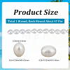 1 Strand Natural Cultured Freshwater Pearl Beads Strands PEAR-SC0001-45-2