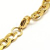 304 Stainless Steel Curb Chain/Twisted Chain Bracelets STAS-A028-B131G-2