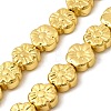 Electroplate Glass Beads Strands EGLA-F166-10G-1