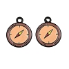 Baking Paint Alloy Enamel Pendants AL-CBA79B7-02EB-02-1