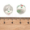 Transparent Glass Enamel Beads GLAA-P078-01A-07-3