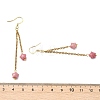 Star Natural & Synthetic Mixed Stones Earrings for Women EJEW-JE07130-5