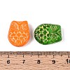 Owl Glass Beads GLAA-T025-65M-3