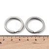 Non-Tarnish 304 Stainless Steel Split Key Rings X-STAS-Q314-01A-P-3