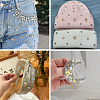 300Pcs 15 Styles Flat Round Sew on Rhinestone Montee Beads STAS-TA0006-18-9