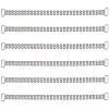 6Pcs Alloy & Resin Rhinestones Bikini Buckle Chain DIY-CY0003-22-1