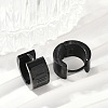 304 Stainless Steel Polishing Effect Hoop Earrings EJEW-M001-39EB-3