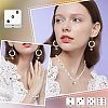 100Pcs Tibetan Style Alloy European Beads TIBE-DC0001-02-6