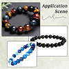 1 Strand  Natural Banded Agate Graduated Beads Strands G-PA0002-04A-6