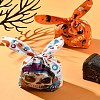 50Pcs 5 Styles Rabbit Shaped Halloween Candy Plastic Bags ABAG-FS0001-08B-10