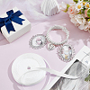 ABS Plastic Imitation Pearl Wedding Bouquet Picture Frame ALRI-NB0001-22-4