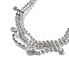 Alloy Rhinestone Hair Chain OHAR-M044-02D-S-2