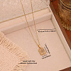 304 Stainless Steel Enamel Pendant Necklaces WG17FE6-03-1