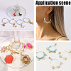 100Pcs 2 Colors 316 Surgical Stainless Steel Wine Glass Charms Rings STAS-BBC0005-95A-6