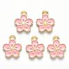 Alloy Enamel Charms X-ENAM-S121-121B-2