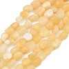 Natural Yellow Jade Beads Strands GG-C286-A23-2