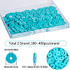 Flat Round Eco-Friendly Handmade Polymer Clay Beads CLAY-SC0001-58B-01-2