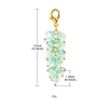 Trumpet Flower Glass Pendant Decorations HJEW-YW0001-02A-3