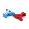 Spray Painted Zinc Alloy Slide Charms ALRI-WH0005-13Y-3
