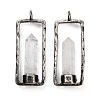 Natural Quartz Crystal Pendants GG-CBACC2B-06AS-02-1