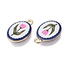Valentine's Day Printed Alloy Pendants PALLOY-SZC0008-05J-2
