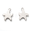 201 Stainless Steel Charms STAS-C017-06P-2