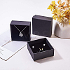 Kraft Paper Cardboard Jewelry Boxes CBOX-BC0001-17-7