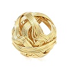 Round Brass Beads KK-I476-18G-2