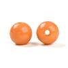 Opaque Solid Color Glass Beads GLAA-N007-8mm-A02-2