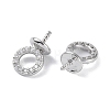Brass with Cubic Zirconia Peg Bails LS-KK-B087-13B-P-2