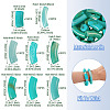 80Pcs 8 Styles Mixed Styles Acrylic Beads Sets MACR-TA0002-99B-4